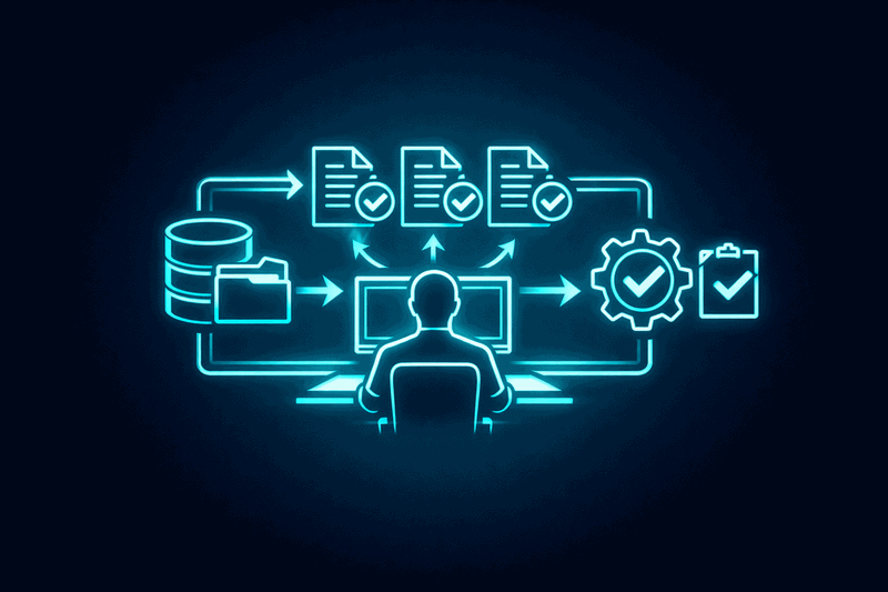 Successful AI workflow showing repository consultation before action