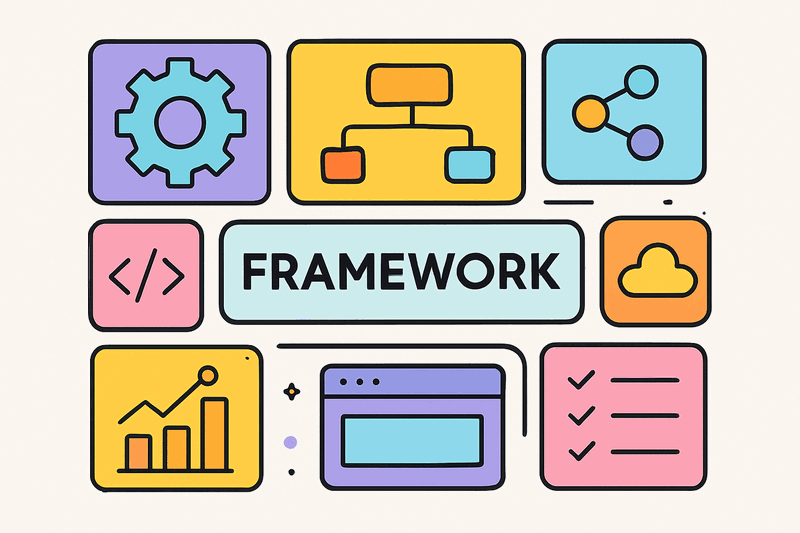 Checklist visualization showing high-value TOGAF elements highlighted versus optional elements dimmed