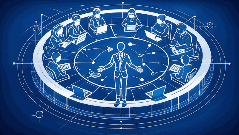 Architect reconnecting with development team through direct participation in standups and code reviews