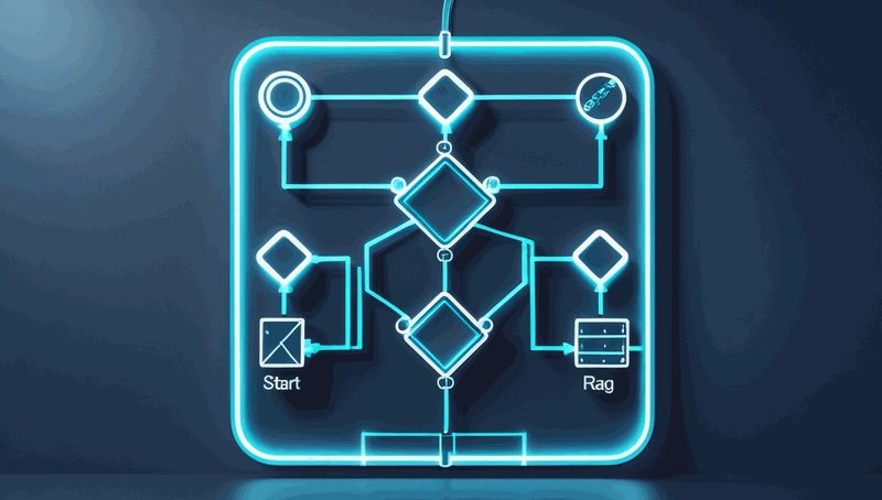 A decision flow diagram for the Context Fit Test, starting with data scope at the top and branching through each of the five dimensions, with terminal nodes labelled: context loading recommended, retrieval augmented generation recommended, and evaluate hybrid approach