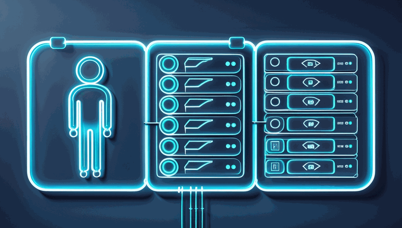 A five-row scoring table showing the Context Fit Test dimensions — data scope, update frequency, latency requirement, cost constraint, accuracy profile — with two columns comparing the personal documentation assistant and the technical documentation corpus, each cell showing which pattern the dimension favours
